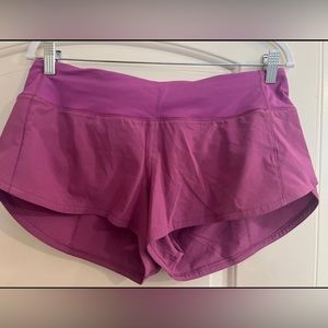 Lululemon Speed Up Low Rise Shorts 2.5” Size 8